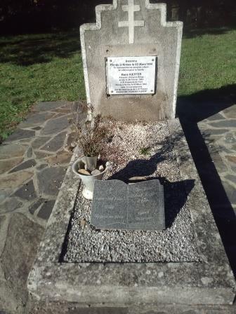 La tombe restaurée de René Kieffer